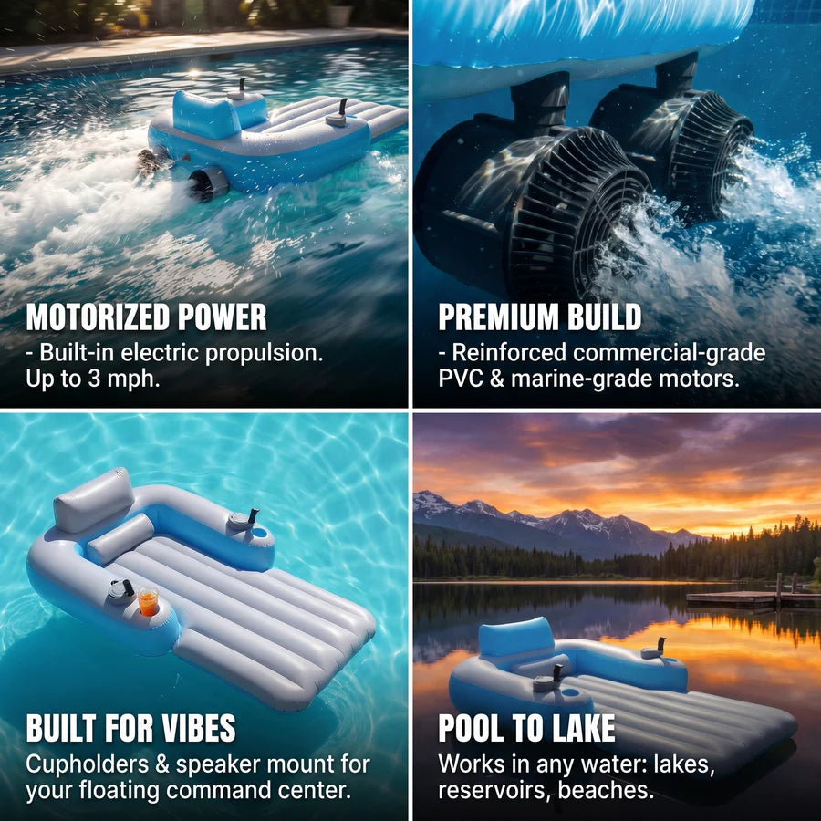 Self-Propelled Pool Chair – Relax Without Paddling 🚤