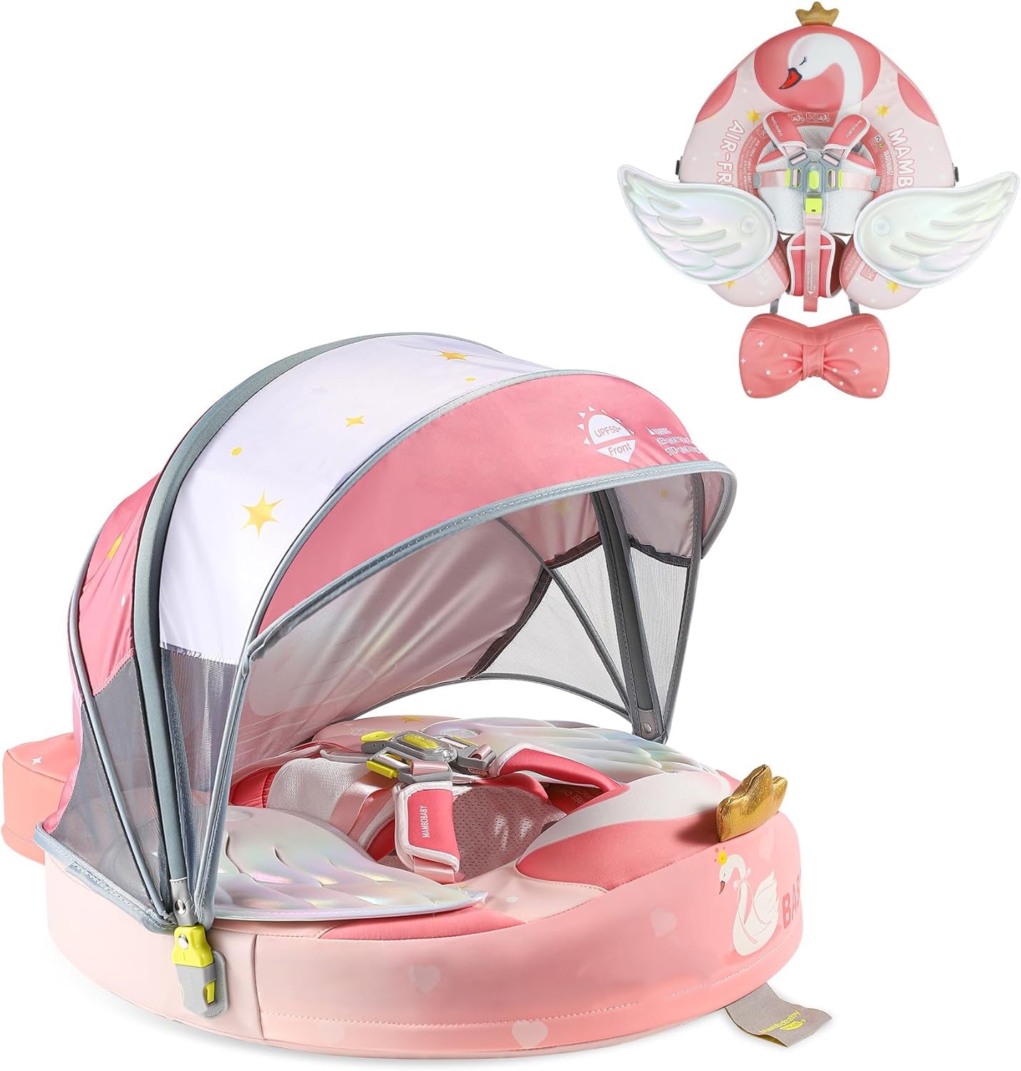👶 Baby Swim Float with Sun Canopy