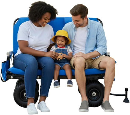 ☀️ Foldable 3-in-1 Wagon Chair for Beach & Camping 🏕️