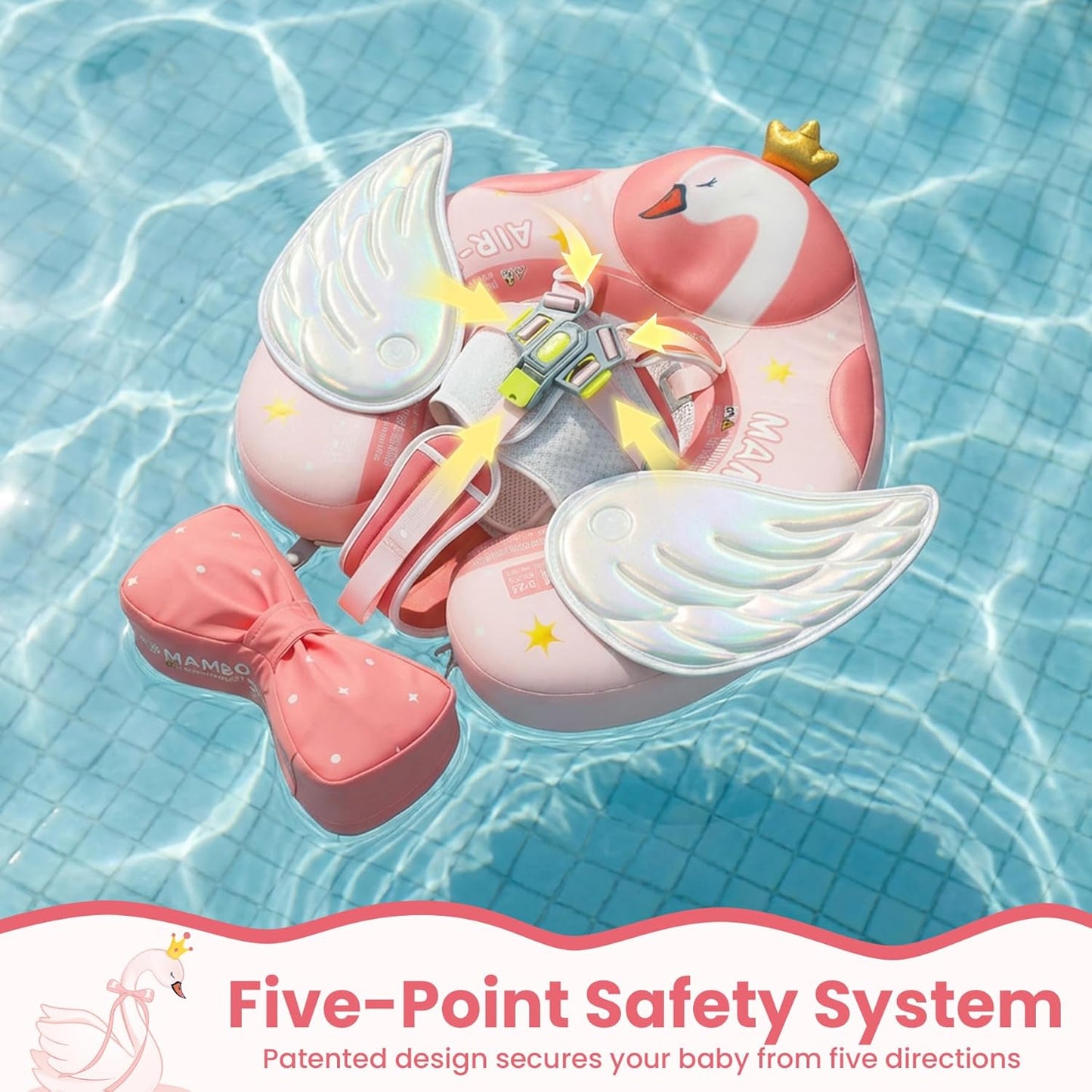 👶 Baby Swim Float with Sun Canopy