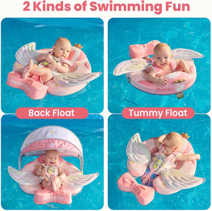 👶 Baby Swim Float with Sun Canopy