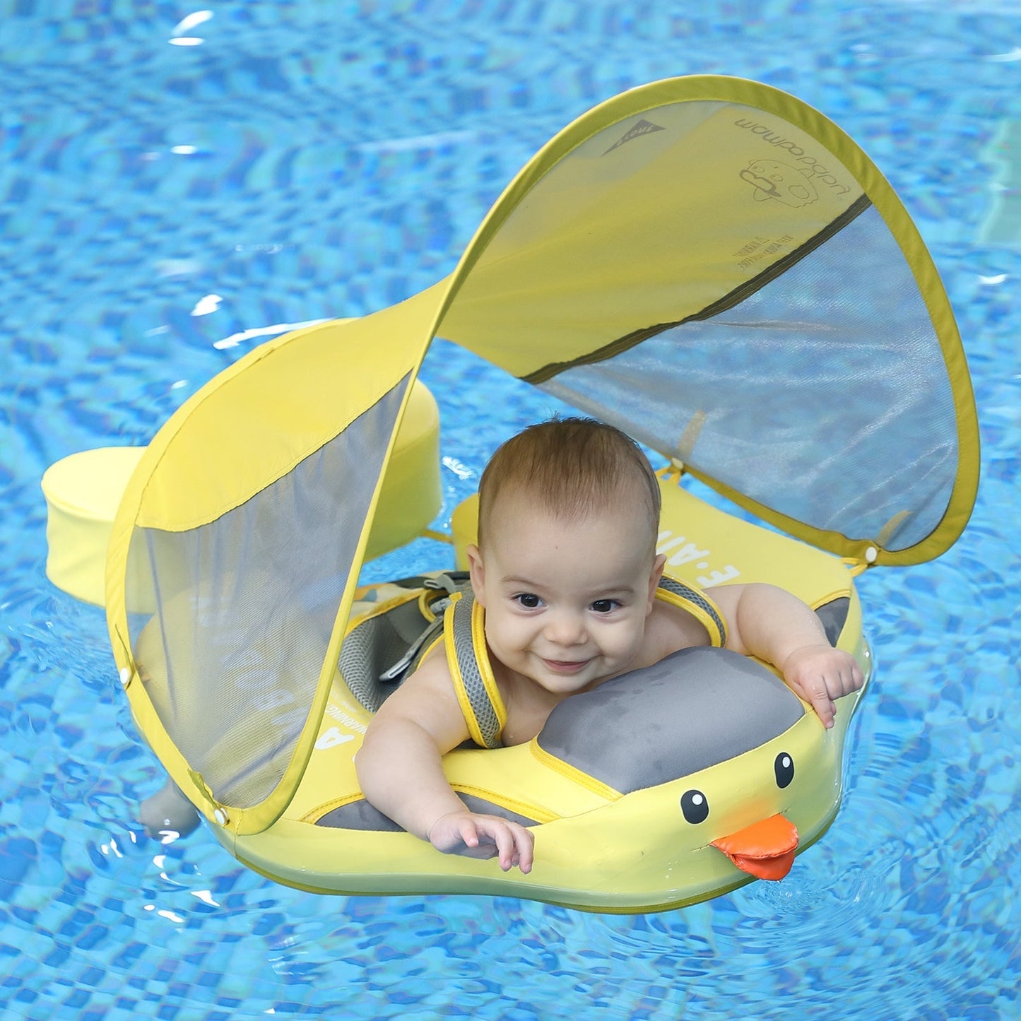 👶 Baby Swim Float with Sun Canopy