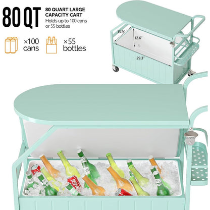 Patio Cooler with Table